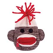 Sock Monkey Plush Coin Purse